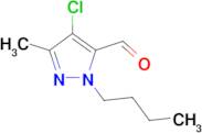 1-butyl-4-chloro-3-methyl-1H-pyrazole-5-carbaldehyde