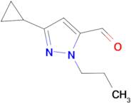 3-cyclopropyl-1-propyl-1H-pyrazole-5-carbaldehyde