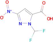 1-(difluoromethyl)-3-nitro-1H-pyrazole-5-carboxylic acid