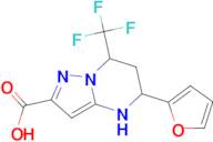 5-(2-furyl)-7-(trifluoromethyl)-4,5,6,7-tetrahydropyrazolo[1,5-a]pyrimidine-2-carboxylic acid