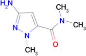 3-amino-N,N,1-trimethyl-1H-pyrazole-5-carboxamide