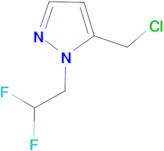 5-(chloromethyl)-1-(2,2-difluoroethyl)-1H-pyrazole