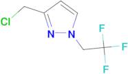 3-(chloromethyl)-1-(2,2,2-trifluoroethyl)-1H-pyrazole