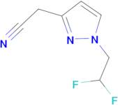 [1-(2,2-difluoroethyl)-1H-pyrazol-3-yl]acetonitrile