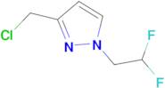 3-(chloromethyl)-1-(2,2-difluoroethyl)-1H-pyrazole