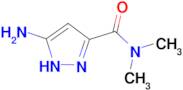 3-amino-N,N-dimethyl-1H-pyrazole-5-carboxamide