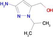 (3-amino-1-isopropyl-1H-pyrazol-5-yl)methanol