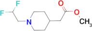 methyl [1-(2,2-difluoroethyl)piperidin-4-yl]acetate