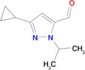 3-cyclopropyl-1-isopropyl-1H-pyrazole-5-carbaldehyde