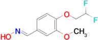 4-(2,2-difluoroethoxy)-3-methoxybenzaldehyde oxime