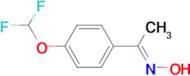 (1E)-1-[4-(difluoromethoxy)phenyl]ethanone oxime