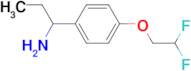 1-[4-(2,2-difluoroethoxy)phenyl]propan-1-amine