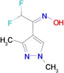 (1E)-1-(1,3-dimethyl-1H-pyrazol-4-yl)-2,2-difluoroethanone oxime