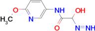 2-hydrazino-N-(6-methoxypyridin-3-yl)-2-oxoacetamide