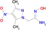 (1Z)-2-(3,5-dimethyl-4-nitro-1H-pyrazol-1-yl)-N'-hydroxyethanimidamide