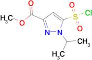 methyl 5-(chlorosulfonyl)-1-isopropyl-1H-pyrazole-3-carboxylate