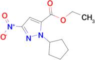 ethyl 1-cyclopentyl-3-nitro-1H-pyrazole-5-carboxylate