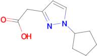 (1-cyclopentyl-1H-pyrazol-3-yl)acetic acid