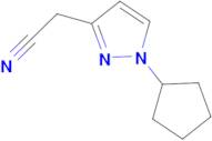 (1-cyclopentyl-1H-pyrazol-3-yl)acetonitrile