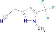 [1-methyl-5-(trifluoromethyl)-1H-pyrazol-3-yl]acetonitrile