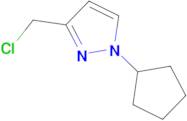 3-(chloromethyl)-1-cyclopentyl-1H-pyrazole