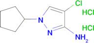 4-chloro-1-cyclopentyl-1H-pyrazol-3-amine