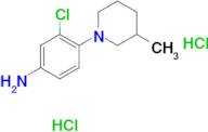 3-chloro-4-(3-methylpiperidin-1-yl)aniline