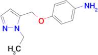 4-[(1-ethyl-1H-pyrazol-5-yl)methoxy]aniline