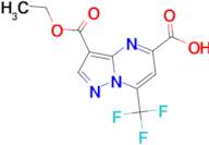 3-(ethoxycarbonyl)-7-(trifluoromethyl)pyrazolo[1,5-a]pyrimidine-5-carboxylic acid