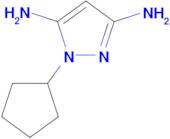 1-cyclopentyl-1H-pyrazole-3,5-diamine