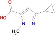 3-cyclopropyl-1-methyl-1H-pyrazole-5-carboxylic acid