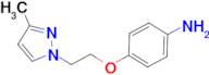 4-[2-(3-methyl-1H-pyrazol-1-yl)ethoxy]aniline