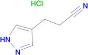 3-(1H-Pyrazol-4-yl)propanenitrile hydrochloride