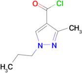 3-methyl-1-propyl-1H-pyrazole-4-carbonyl chloride