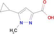 5-cyclopropyl-1-methyl-1H-pyrazole-3-carboxylic acid