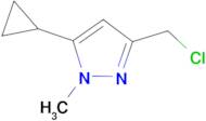 3-(chloromethyl)-5-cyclopropyl-1-methyl-1H-pyrazole