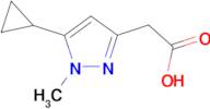 (5-cyclopropyl-1-methyl-1H-pyrazol-3-yl)acetic acid