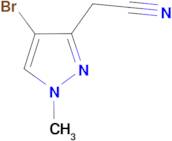 (4-bromo-1-methyl-1H-pyrazol-3-yl)acetonitrile