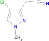 (4-chloro-1-methyl-1H-pyrazol-3-yl)acetonitrile