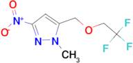 1-methyl-3-nitro-5-[(2,2,2-trifluoroethoxy)methyl]-1H-pyrazole