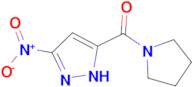 3-nitro-5-(pyrrolidin-1-ylcarbonyl)-1H-pyrazole