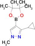 3-Cyclopropyl-1-methyl-4-(4,4,5,5-tetramethyl-1,3,2-dioxaborolan-2-yl)-1H-pyrazole