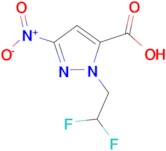 1-(2,2-difluoroethyl)-3-nitro-1H-pyrazole-5-carboxylic acid