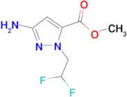 methyl 3-amino-1-(2,2-difluoroethyl)-1H-pyrazole-5-carboxylate