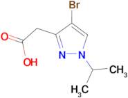 (4-bromo-1-isopropyl-1H-pyrazol-3-yl)acetic acid