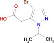 (4-bromo-1-isopropyl-1H-pyrazol-5-yl)acetic acid