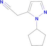 (1-cyclopentyl-1H-pyrazol-5-yl)acetonitrile