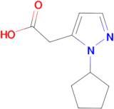 (1-cyclopentyl-1H-pyrazol-5-yl)acetic acid