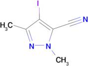 4-iodo-1,3-dimethyl-1H-pyrazole-5-carbonitrile