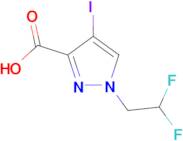 1-(2,2-difluoroethyl)-4-iodo-1H-pyrazole-3-carboxylic acid